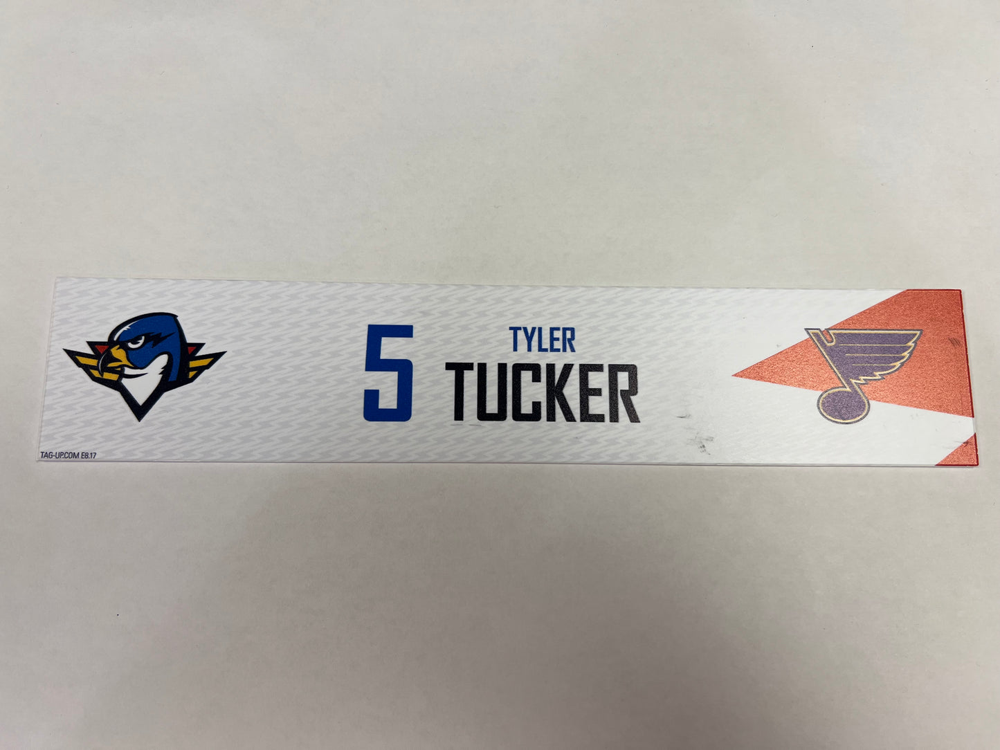 2024-25 T-Birds Regular Season Locker Nameplate - Red (UNSIGNED)