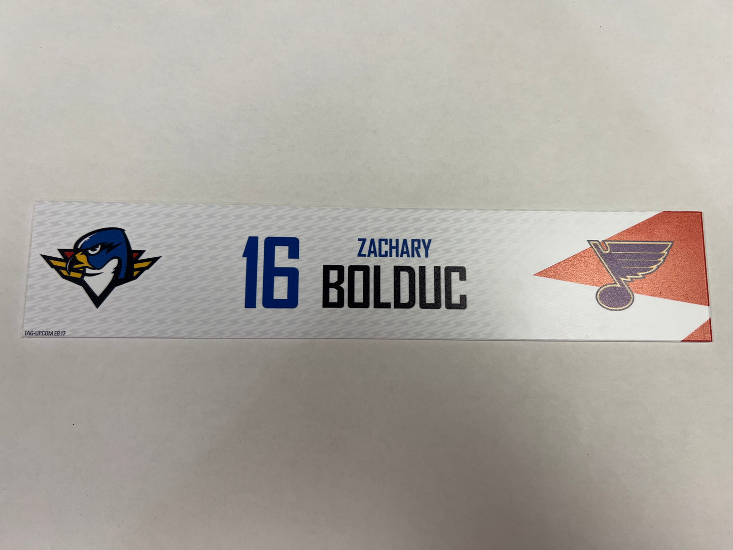 2024-25 T-Birds Regular Season Locker Nameplate - Red (UNSIGNED)