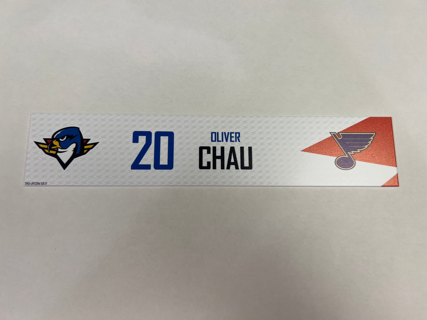 2024-25 T-Birds Regular Season Locker Nameplate - Red (UNSIGNED)