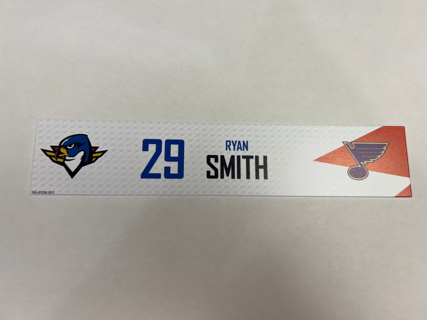 2024-25 T-Birds Regular Season Locker Nameplate - Red (UNSIGNED)