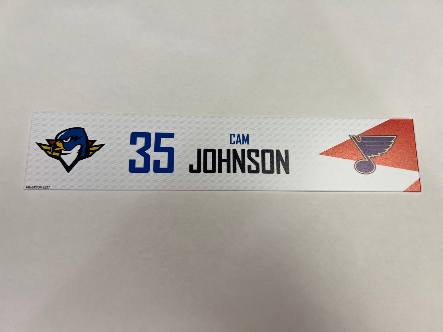 2024-25 T-Birds Regular Season Locker Nameplate - Red (UNSIGNED)