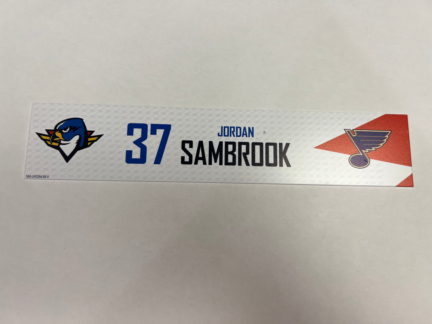 2024-25 T-Birds Regular Season Locker Nameplate - Red (UNSIGNED)