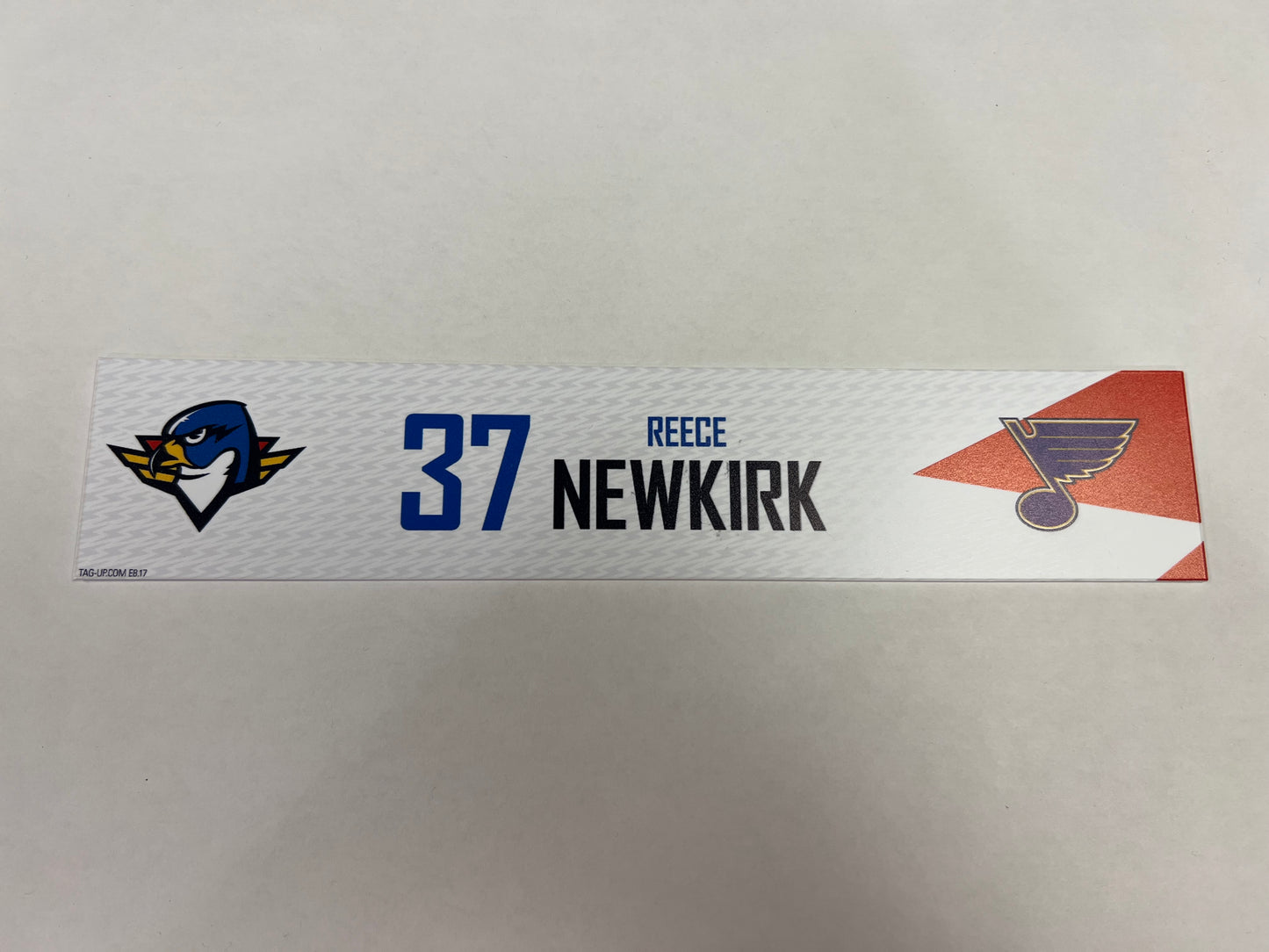 2024-25 T-Birds Regular Season Locker Nameplate - Red (UNSIGNED)