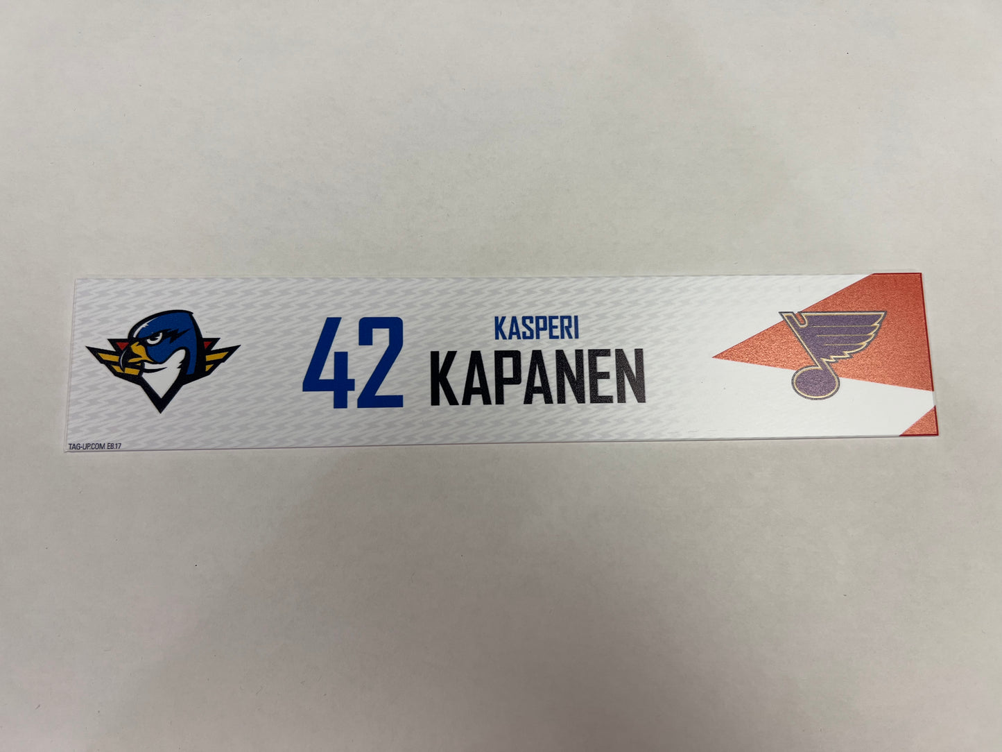 2024-25 T-Birds Regular Season Locker Nameplate - Red (UNSIGNED)