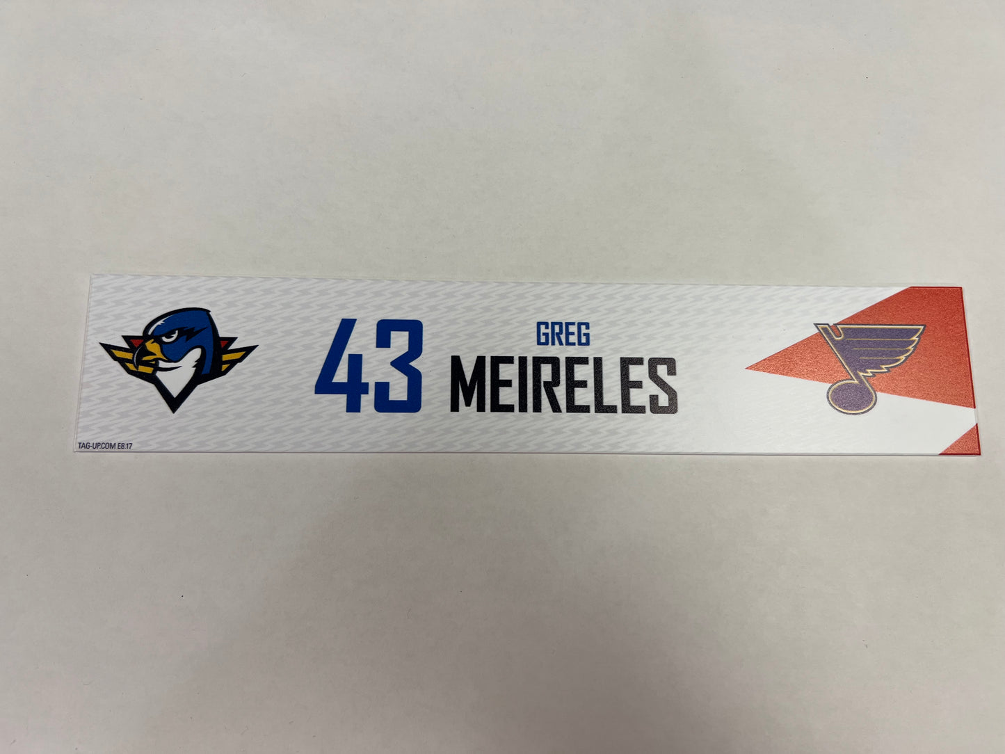 2024-25 T-Birds Regular Season Locker Nameplate - Red (UNSIGNED)