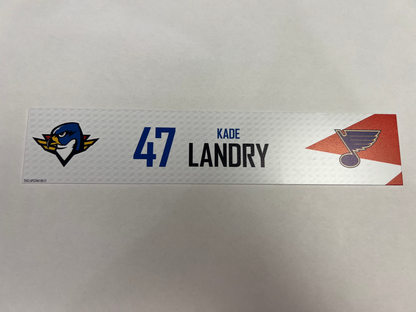 2024-25 T-Birds Regular Season Locker Nameplate - Red (UNSIGNED)