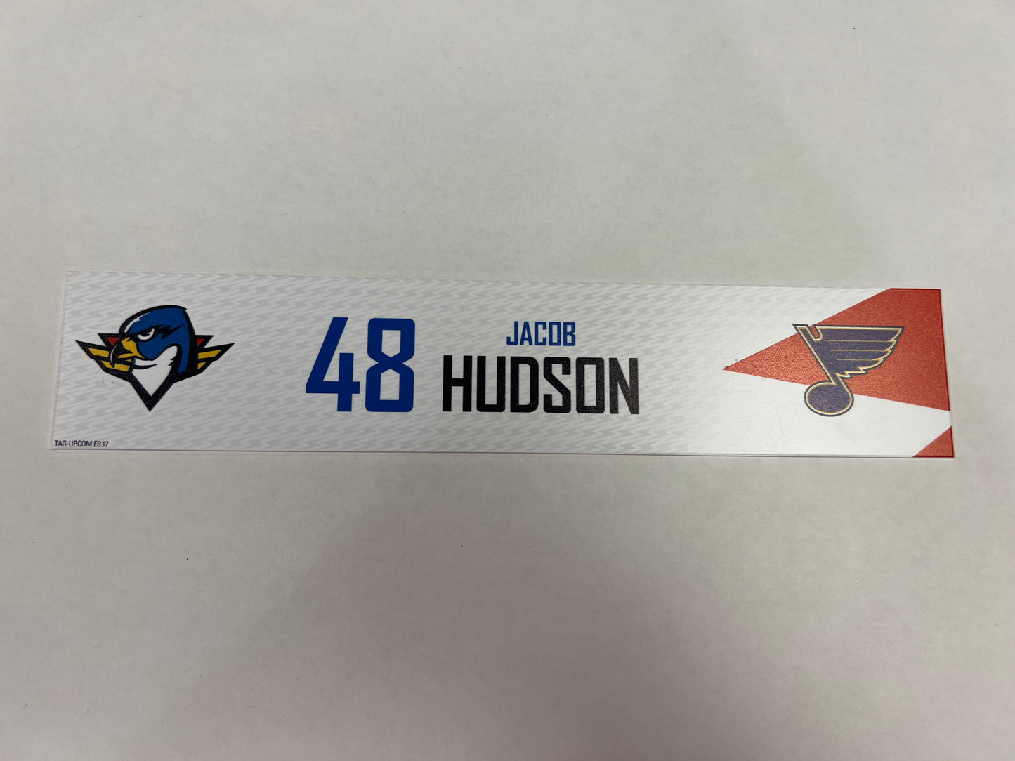 2024-25 T-Birds Regular Season Locker Nameplate - Red (UNSIGNED)