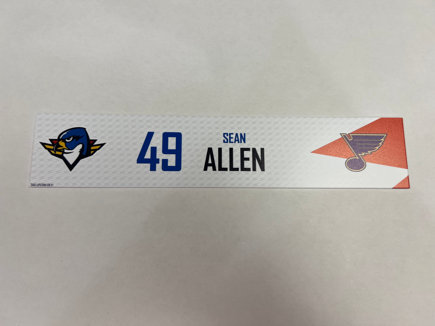 2024-25 T-Birds Regular Season Locker Nameplate - Red (UNSIGNED)