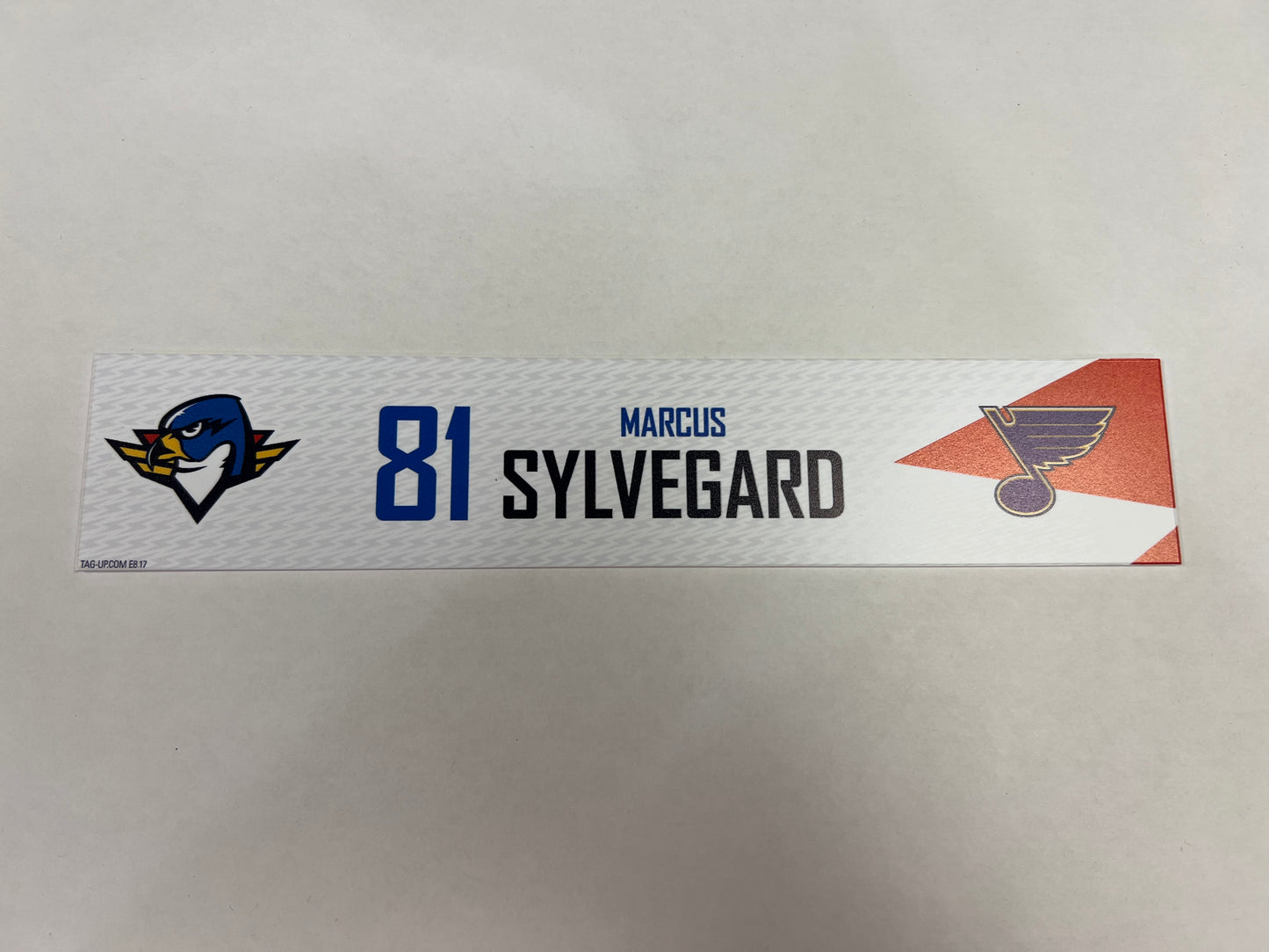 2024-25 T-Birds Regular Season Locker Nameplate - Red (UNSIGNED)