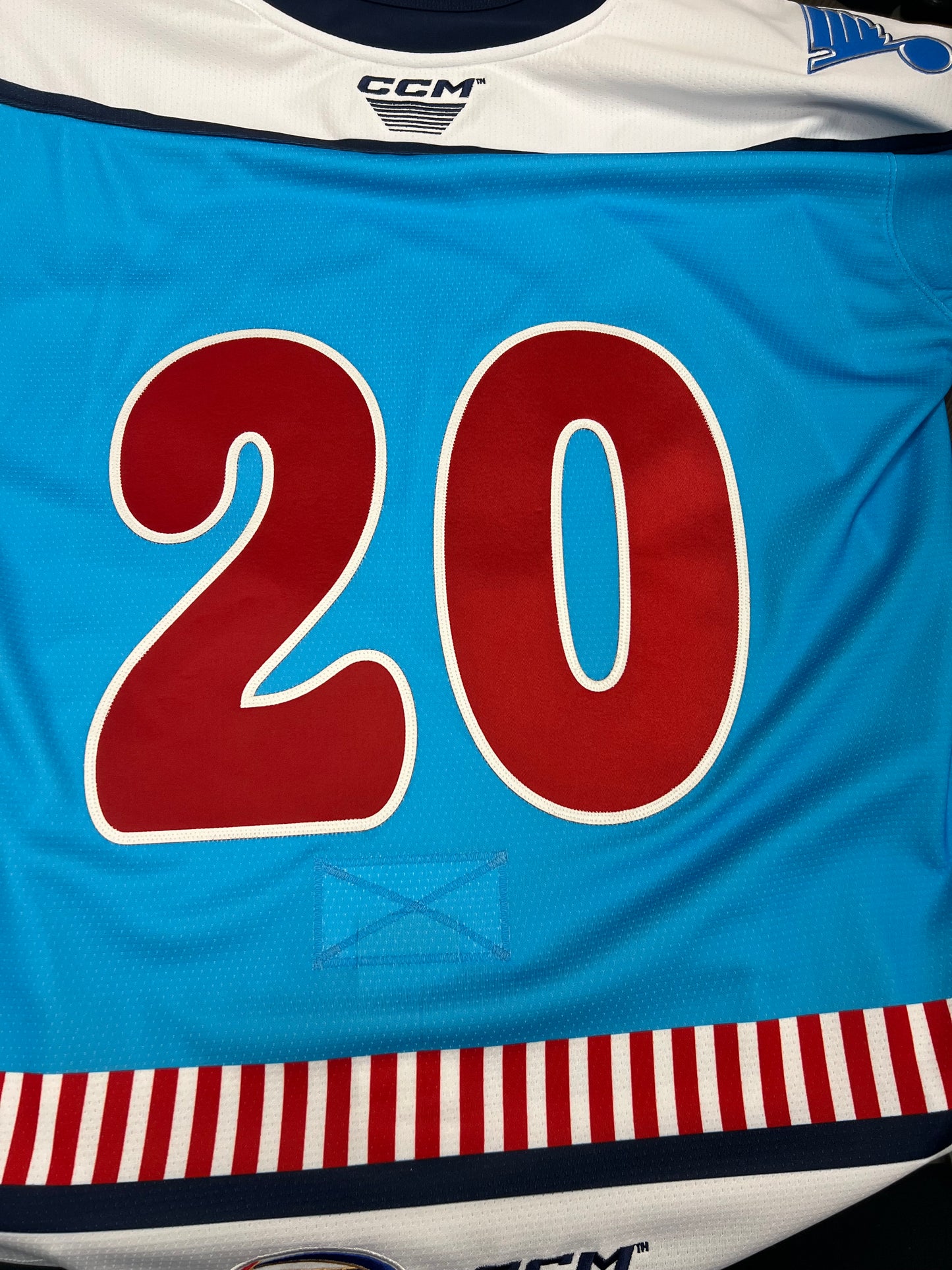 2025-26 Teddy Bear Toss Authentic Jersey with #, No Name - Locker Room Issued