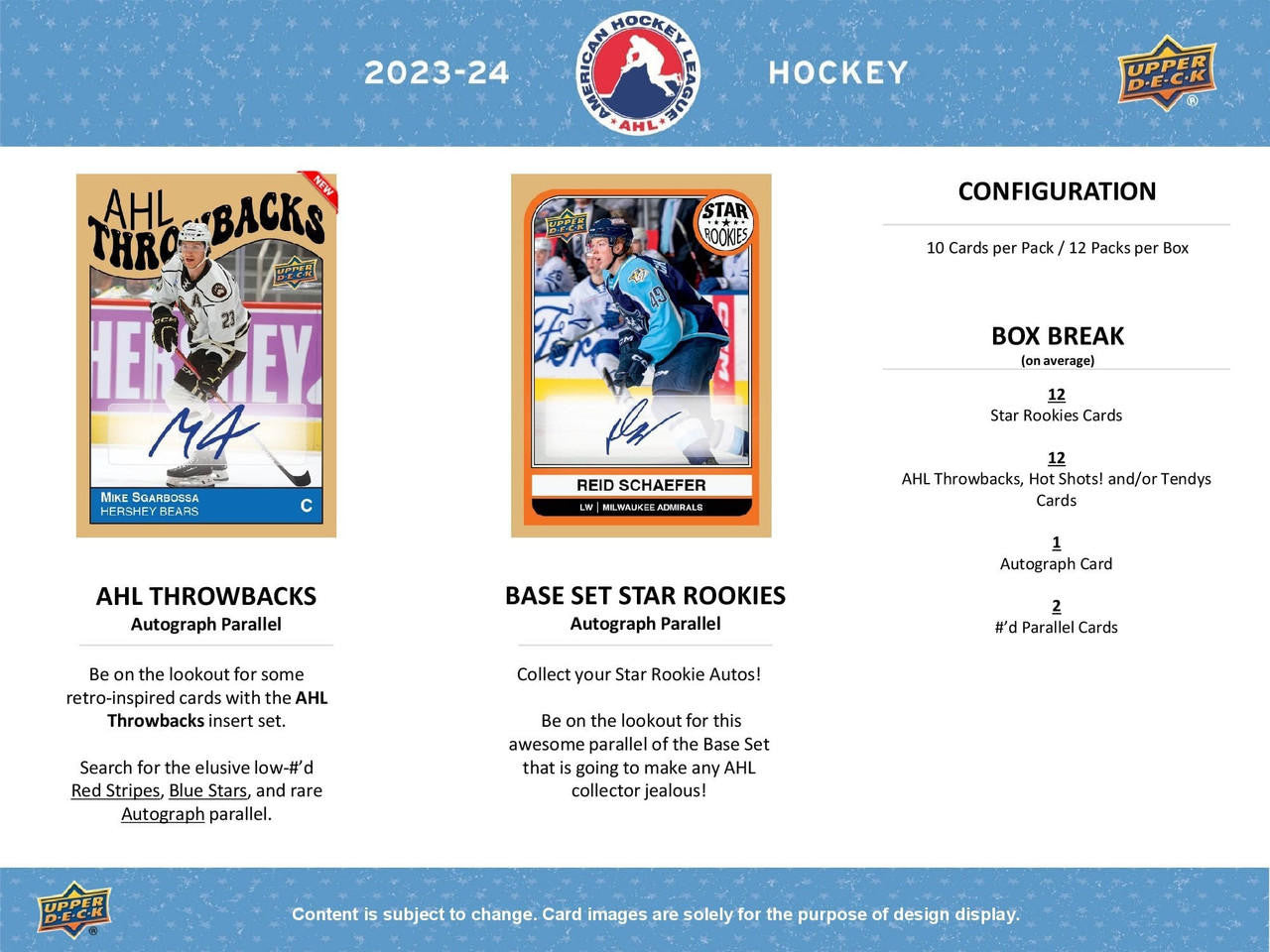 Upper Deck AHL Single Pack from Hobby Box - 2023-24