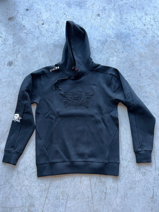 CCM T-Birds Debossed Hood - Primary Logo - Black