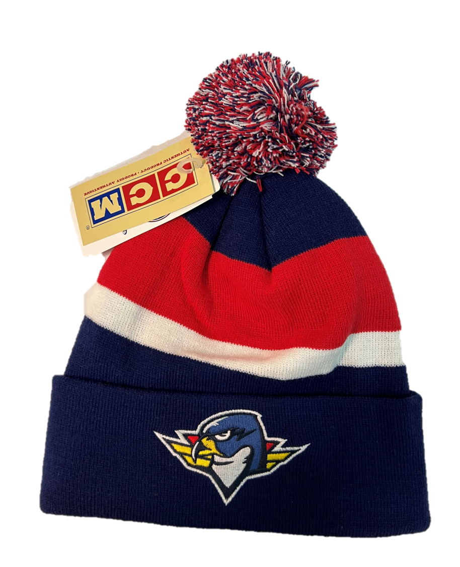 CCM T-Birds Knit - Red/White/Navy Striped