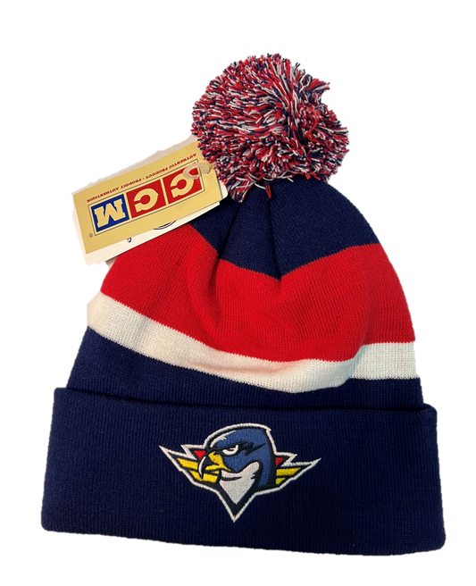 CCM T-Birds Knit - Red/White/Navy Striped