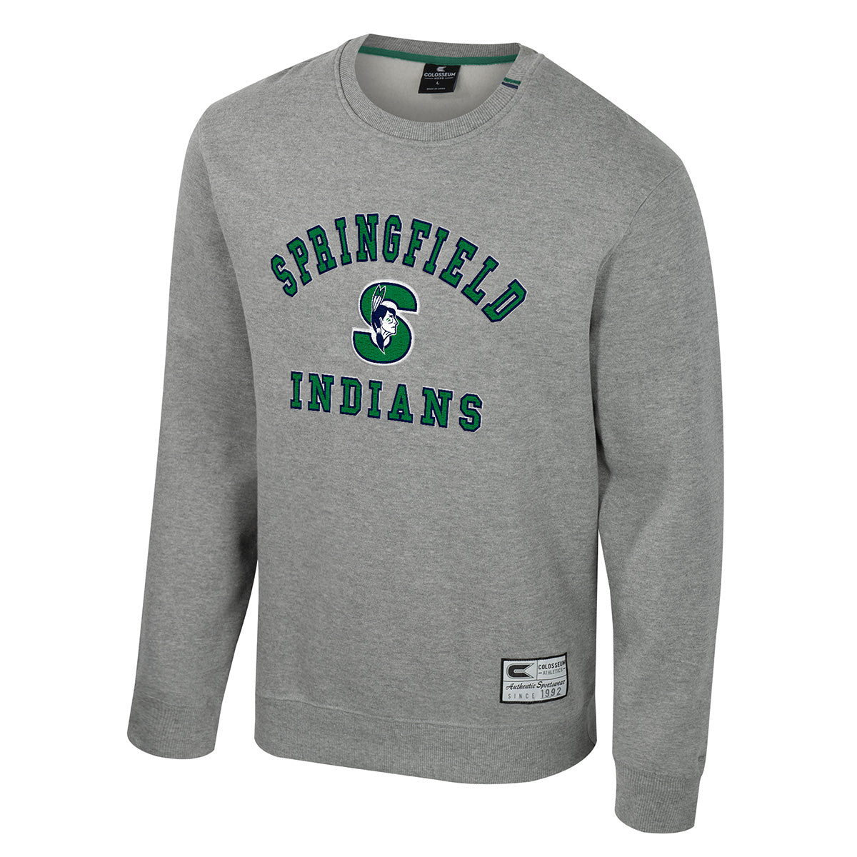 Indians Grey Crewneck Fleece