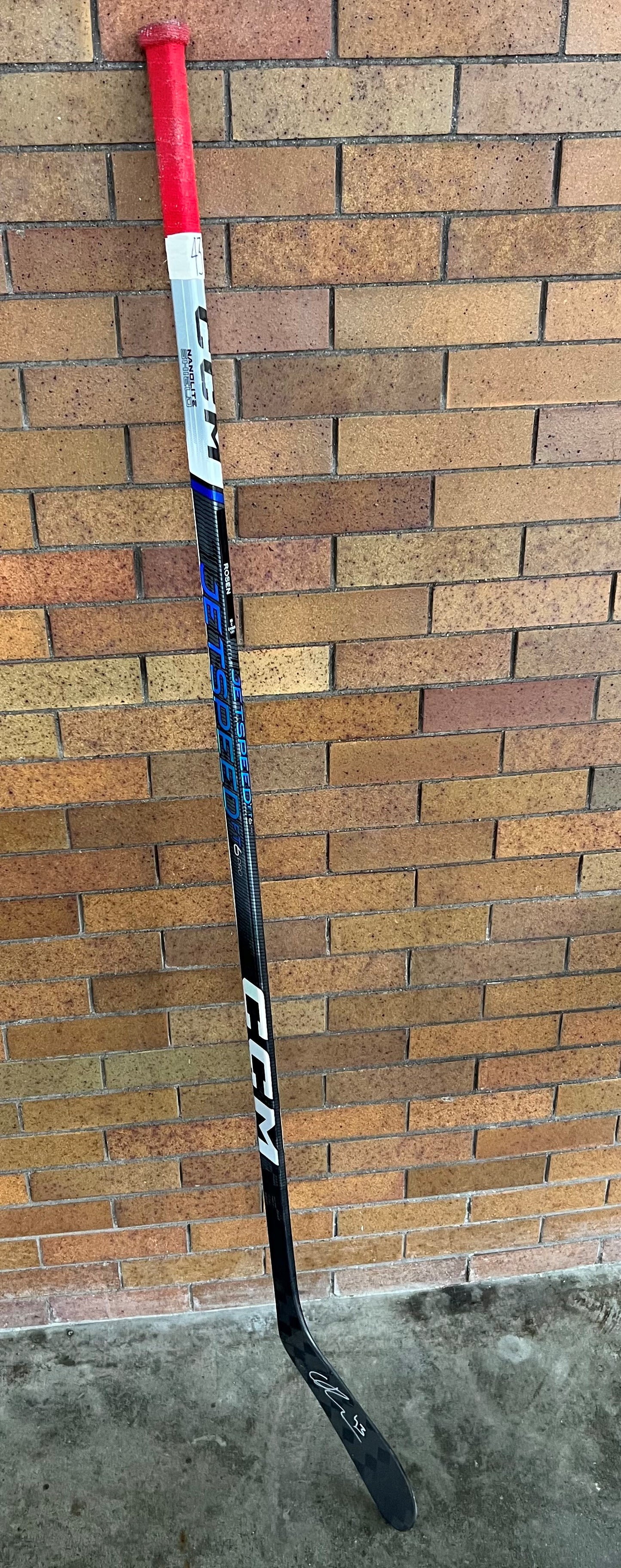 Signed Stick - #43 Calle Rosen - CCM JetSpeed FT6 Pro - (PICK UP ONLY)