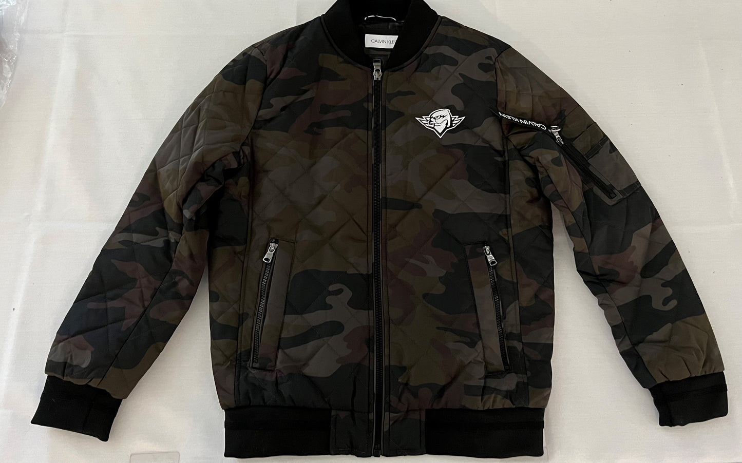 Calvin Klein Camo Bomber Jacket