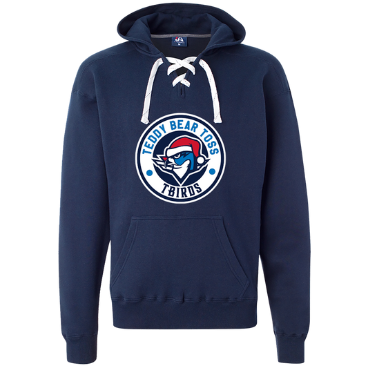 Teddy Bear Toss/Santa Boomer Laced Hooded - Navy