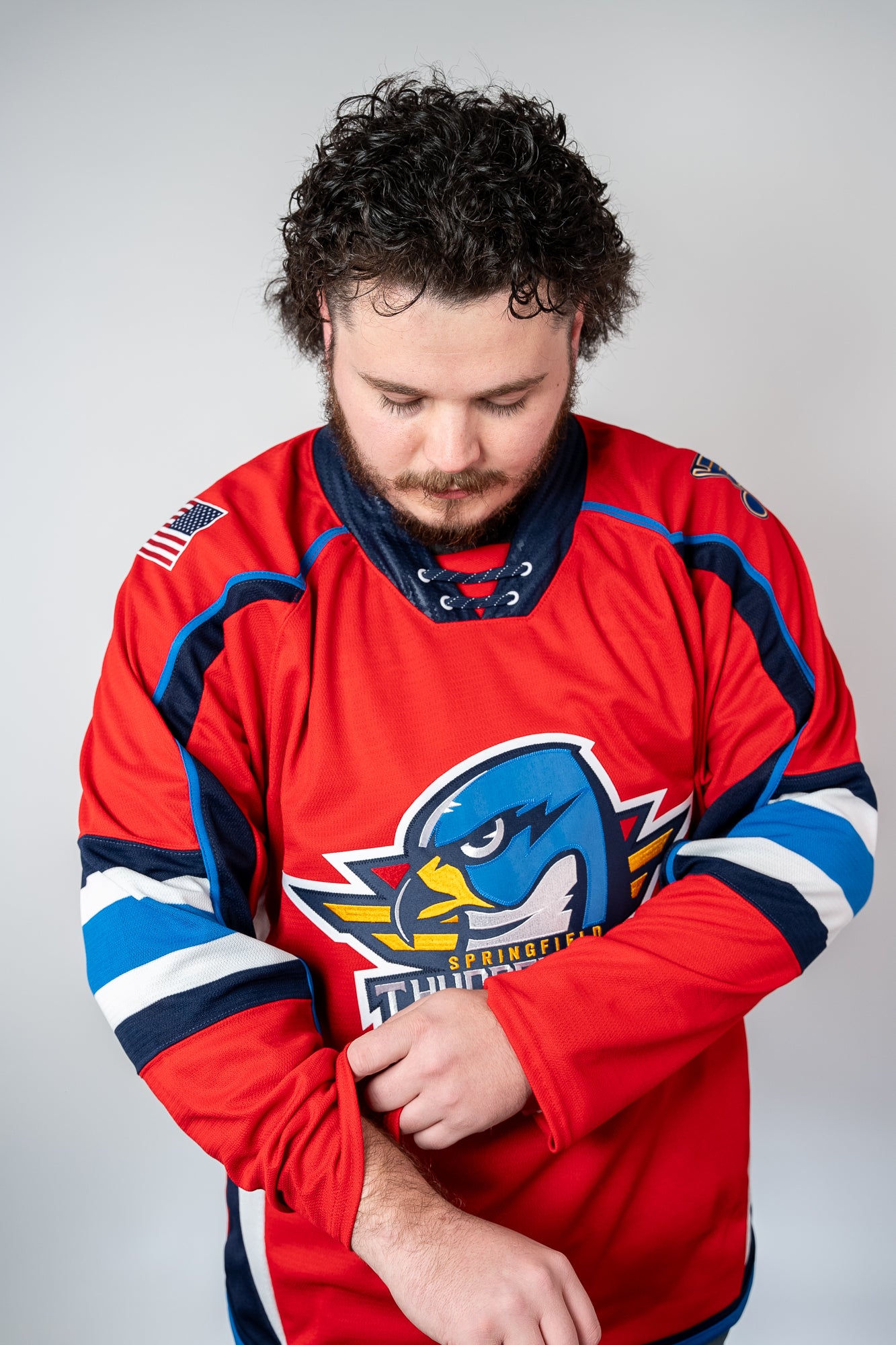Red Replica Quicklite Jersey – Springfield Thunderbirds Team Store