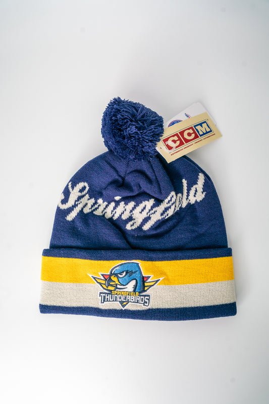 CCM T-Birds Vintage Knit - Yellow/Navy