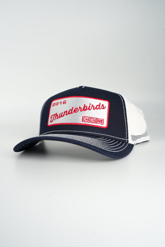 CCM Throwback Trucker w/Vintage Patch - Navy/White