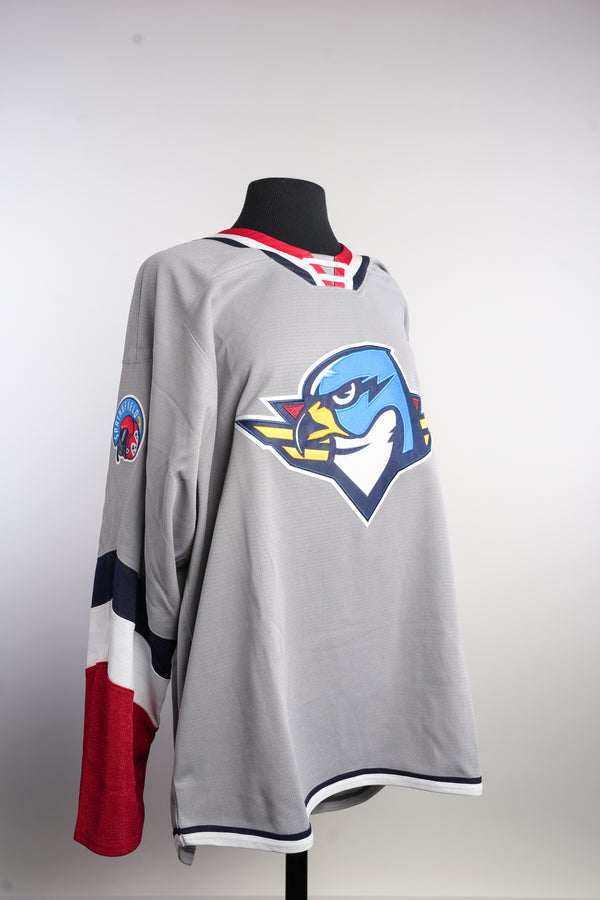 (NEW) Grey Replica Quicklite Third Jersey – Springfield Thunderbirds ...
