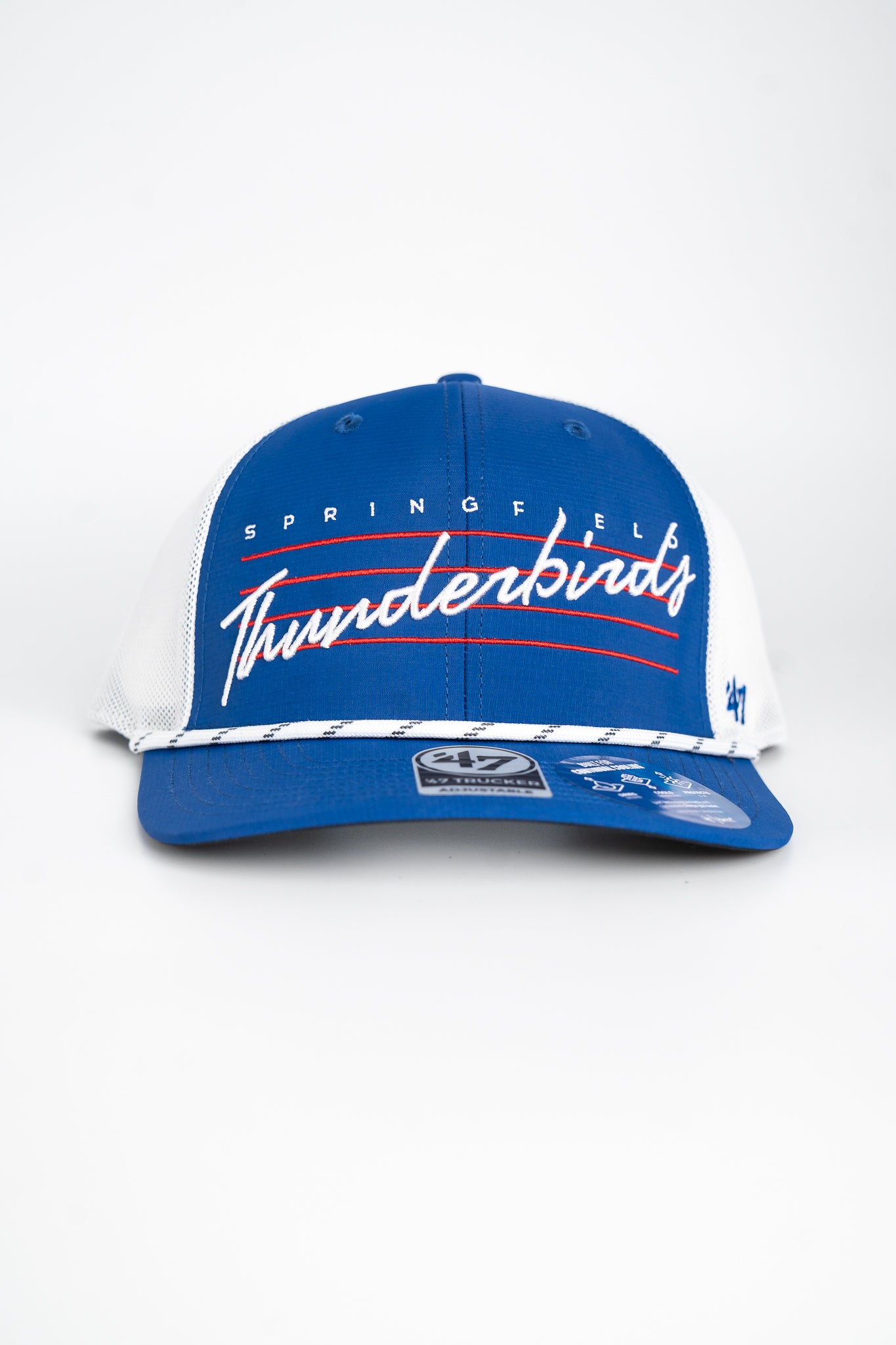 '47 Downburst T-Birds Trucker w/Rope - Royal/White