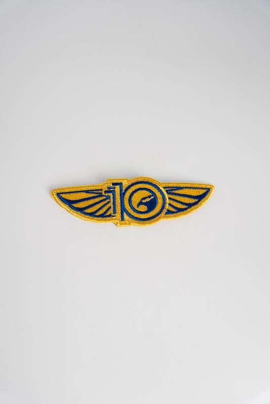 10th Anniversary Gold Patch