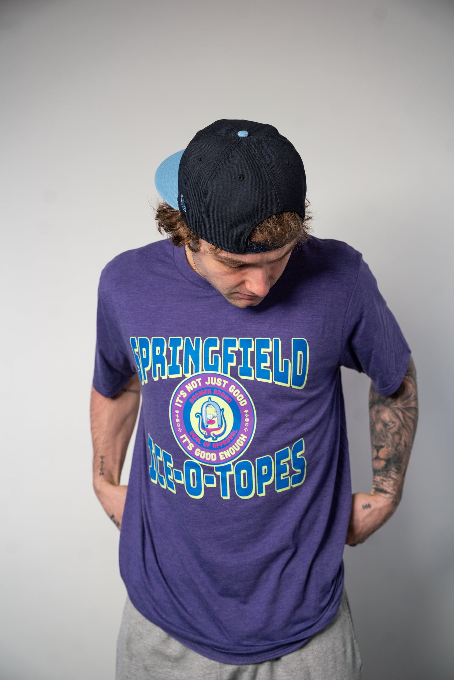 Ice-O-Topes Solid Tee - Purple