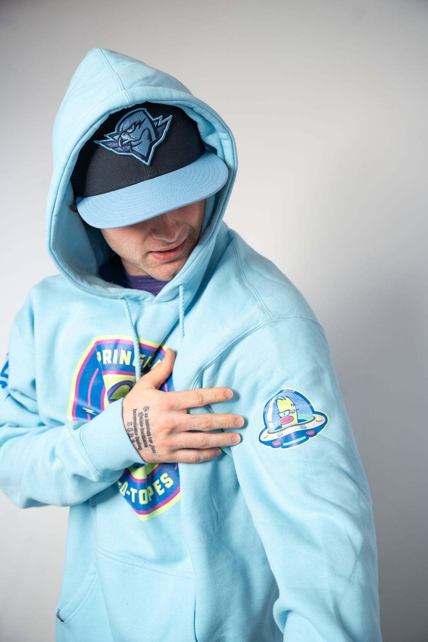Ice-O-Topes Pullover Hoodie - Blue