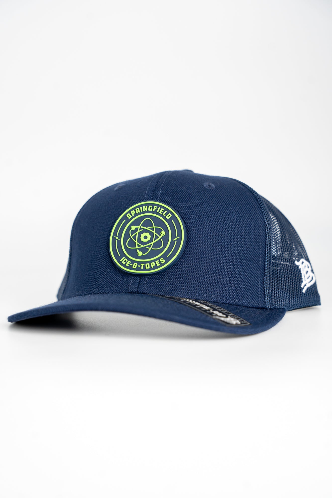 Neon Ice-O-Topes - Branded Bills Curved Trucker - Navy