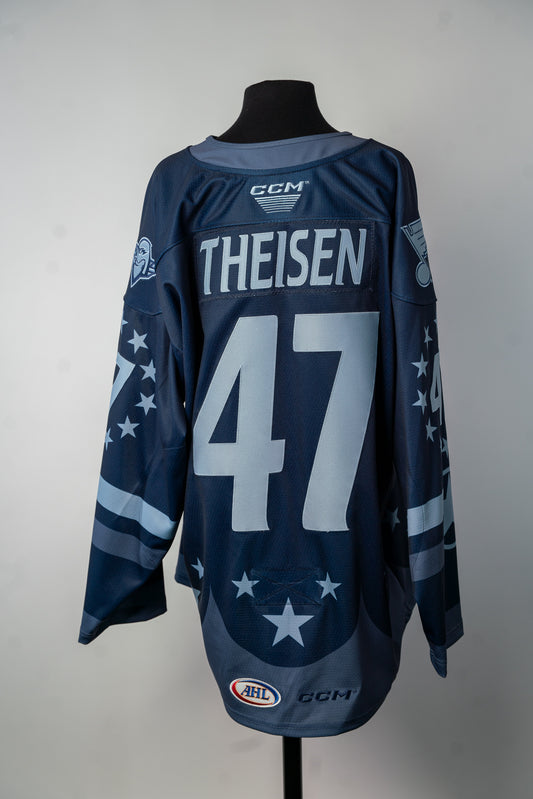 2024-25 Military Night Jersey - #47 Colin Theisen  - Game Issued - Size 56 - Set 1/1