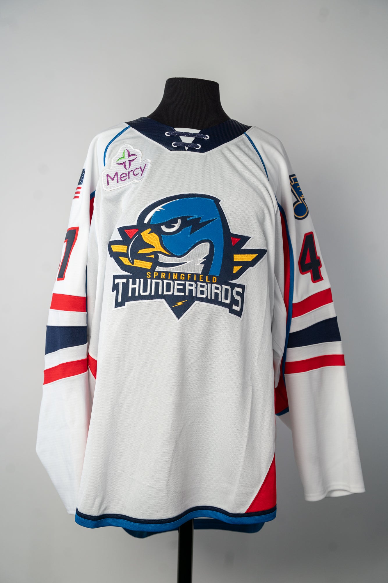 2024-25 White Jersey - #47 Pierre-Olivier Joseph - Game Issued - Size 56 - Set 1/1