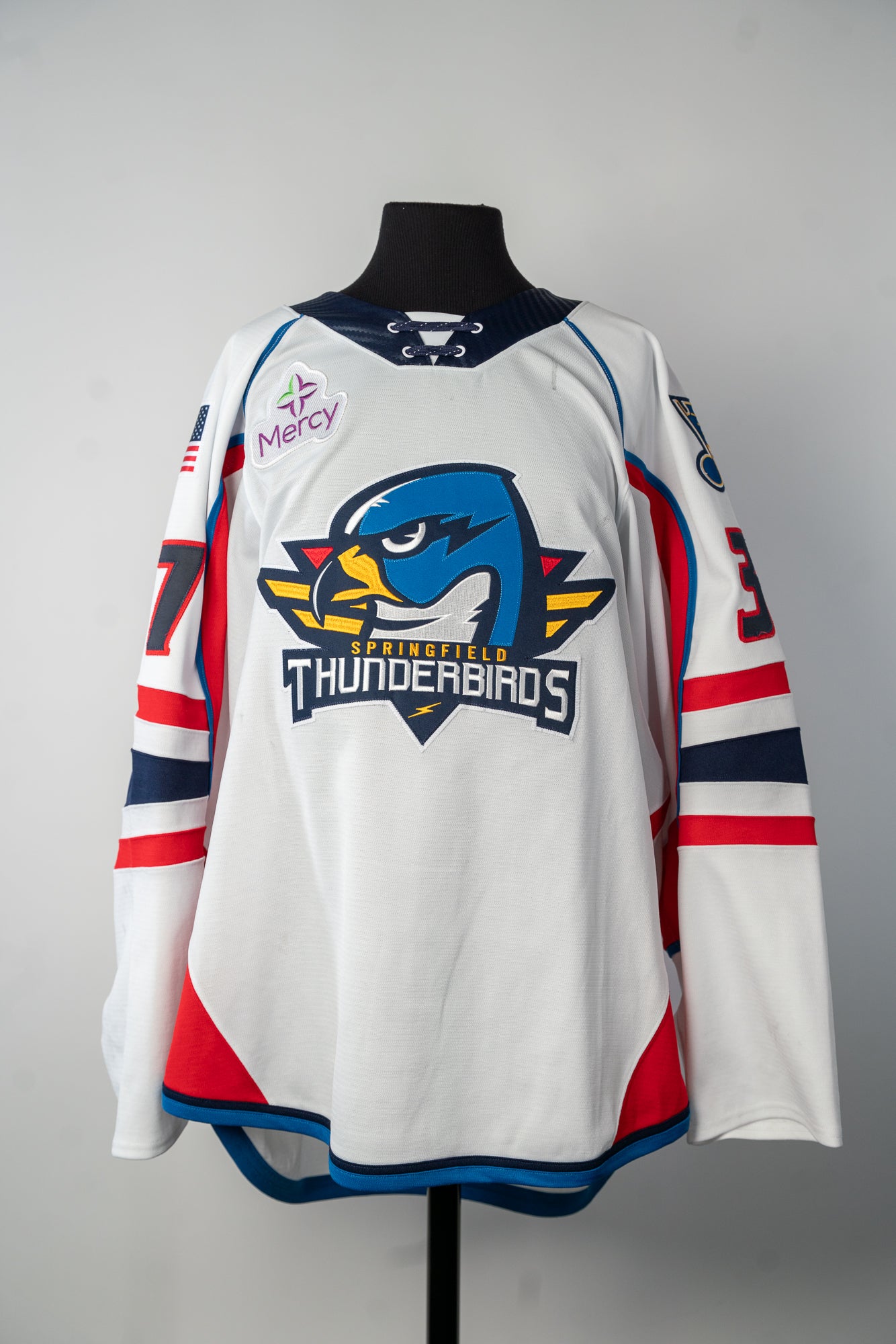 2024-25 White Jersey - #37 Reece Newkirk  - Game Worn - Size 56 - Set 1/1