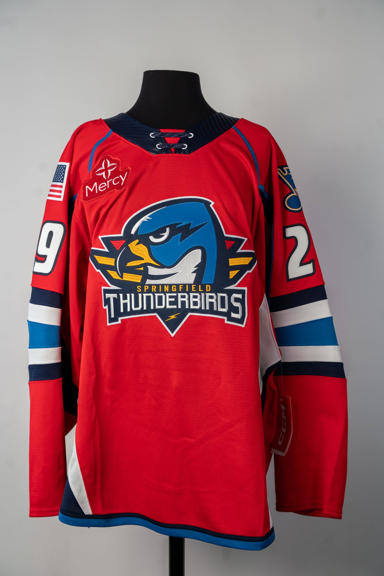 2024-25 Red Jersey - #29 Ryan Smith - Game Issued - Size 56 - Set 1/1