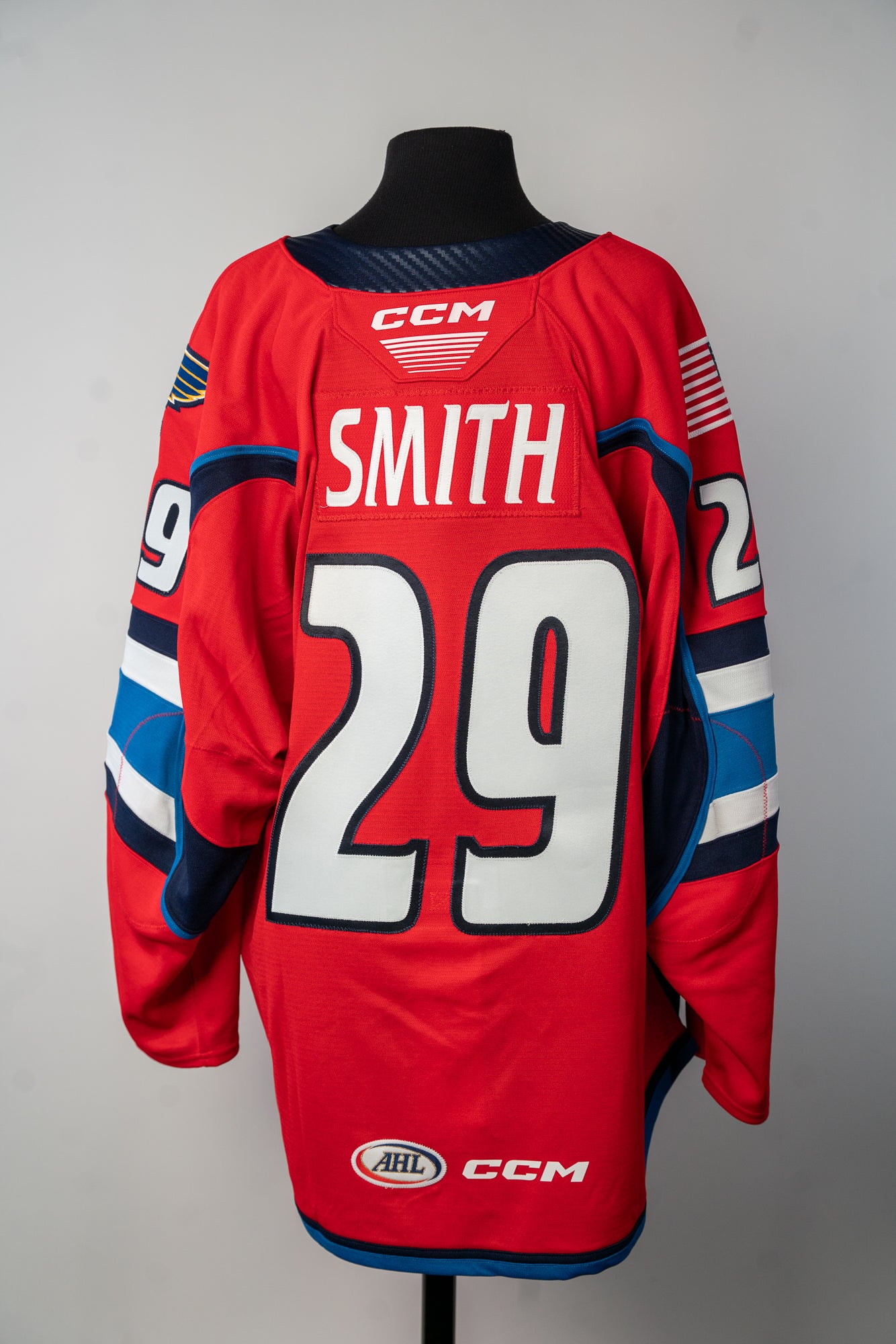 2024-25 Red Jersey - #29 Ryan Smith - Game Issued - Size 56 - Set 1/1