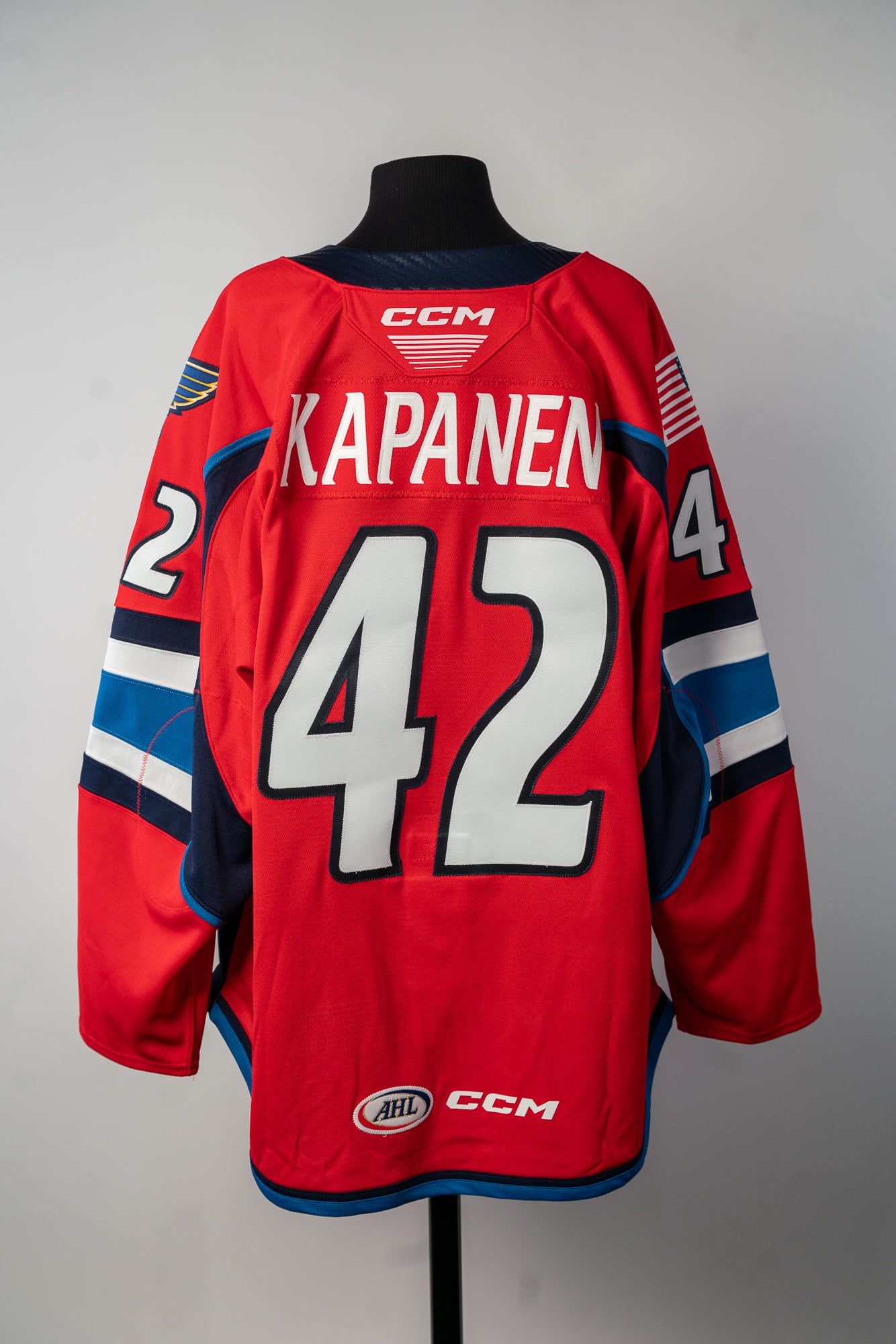 2024-25 Red Jersey - #42 Kasperi Kapanen - Game Issued - Size 56 - Set 1/1