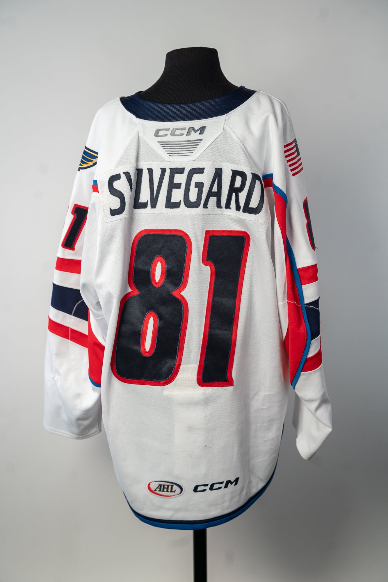 2024-25 White Jersey - #81 Marcus Sylvegard - Game Worn - Size 56 - Set 1/1