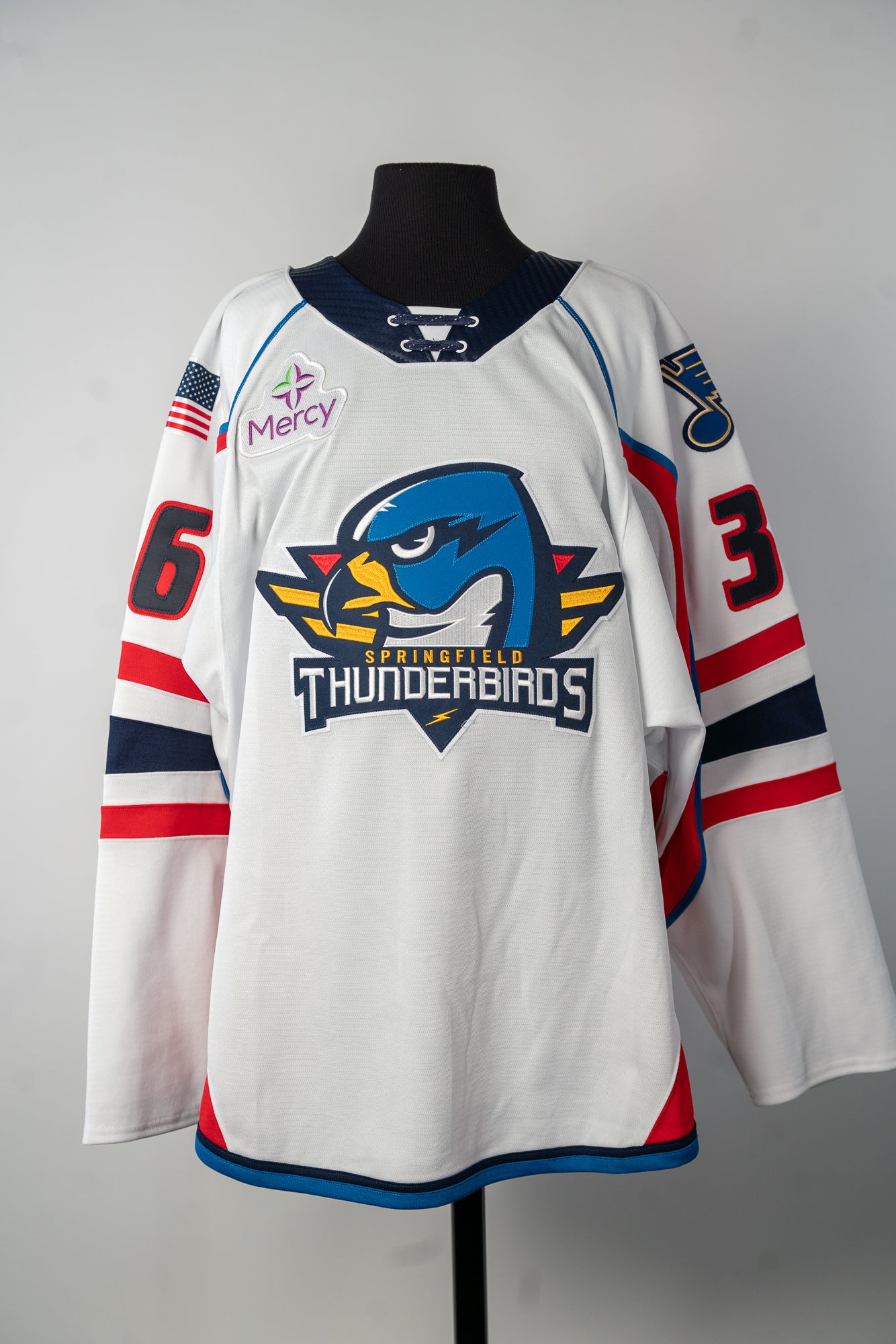 2024-25 White Jersey - #36 Anthony Kehrer - Game Issued & Signed - Size 56 - Set 1/1