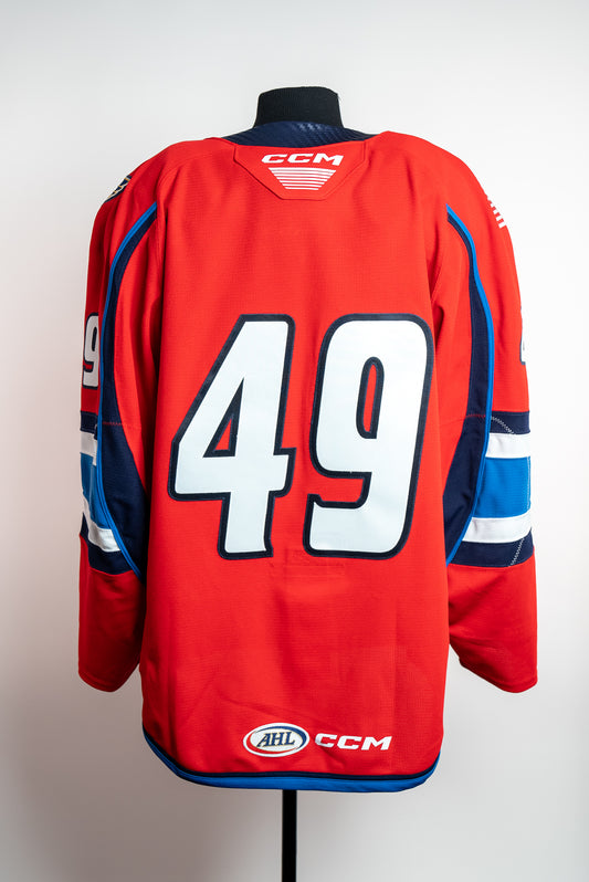 Red Authentic Jersey - Size 58 - BLANK #49