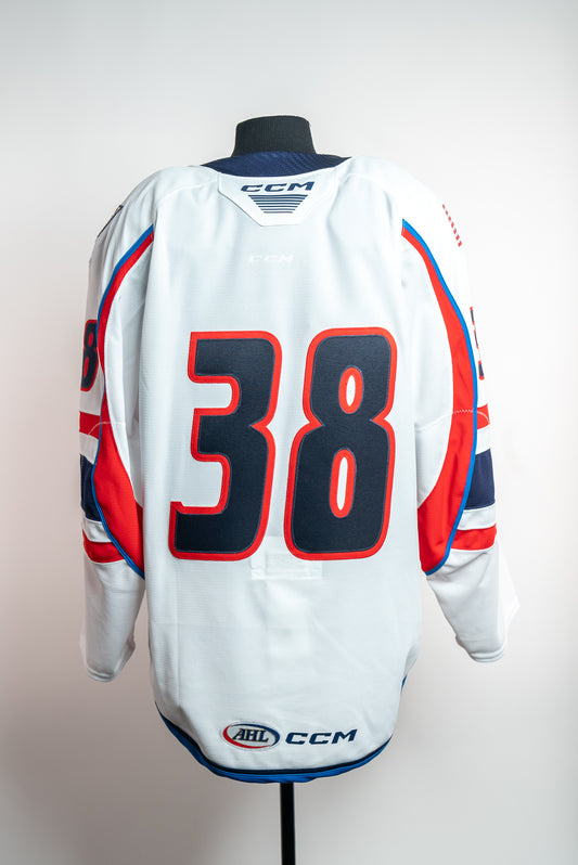 White Authentic Jersey - Size 56 - BLANK #38