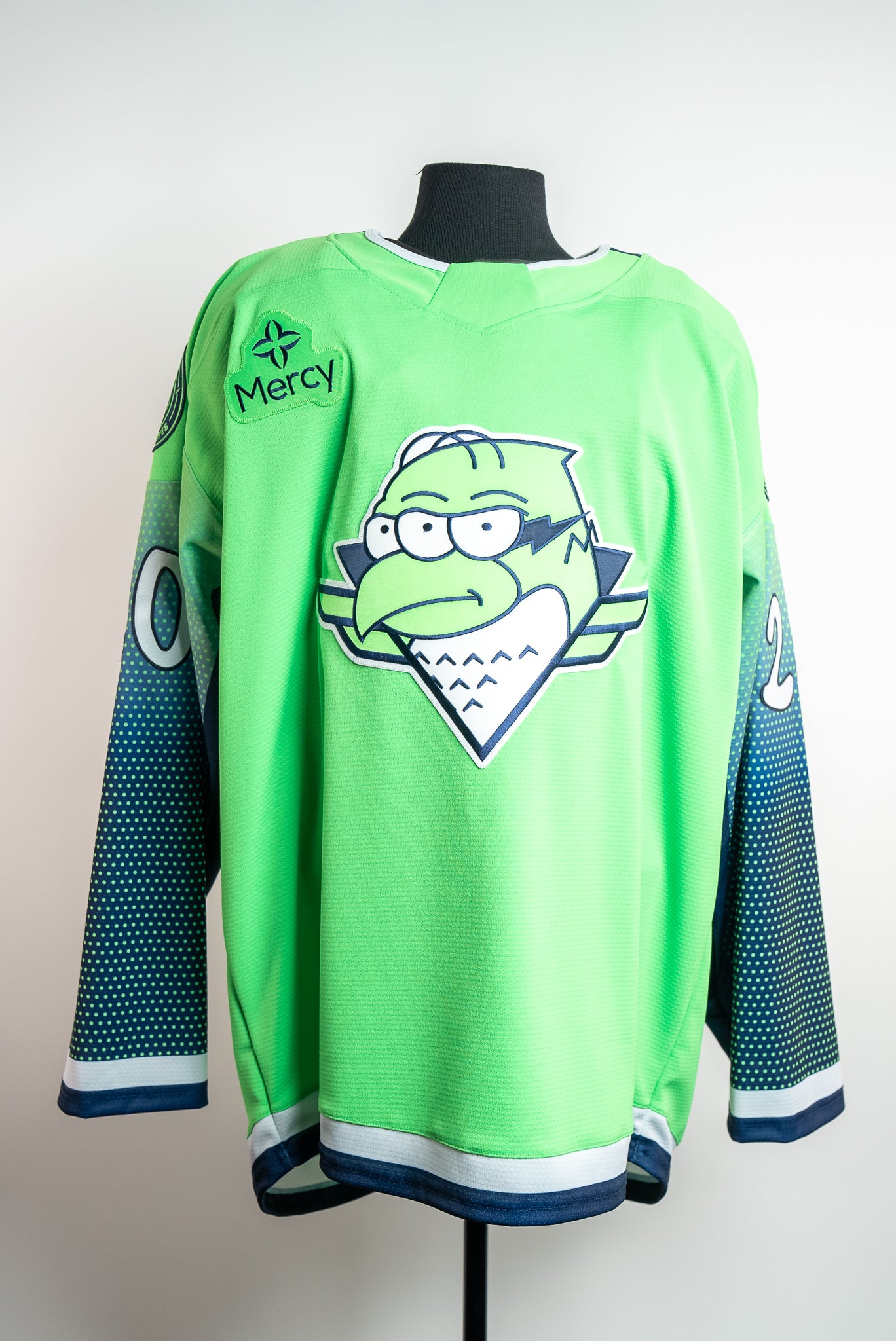 2023-24 Neon Green Ice-O-Topes Jersey - Size 58 - BLANK #20