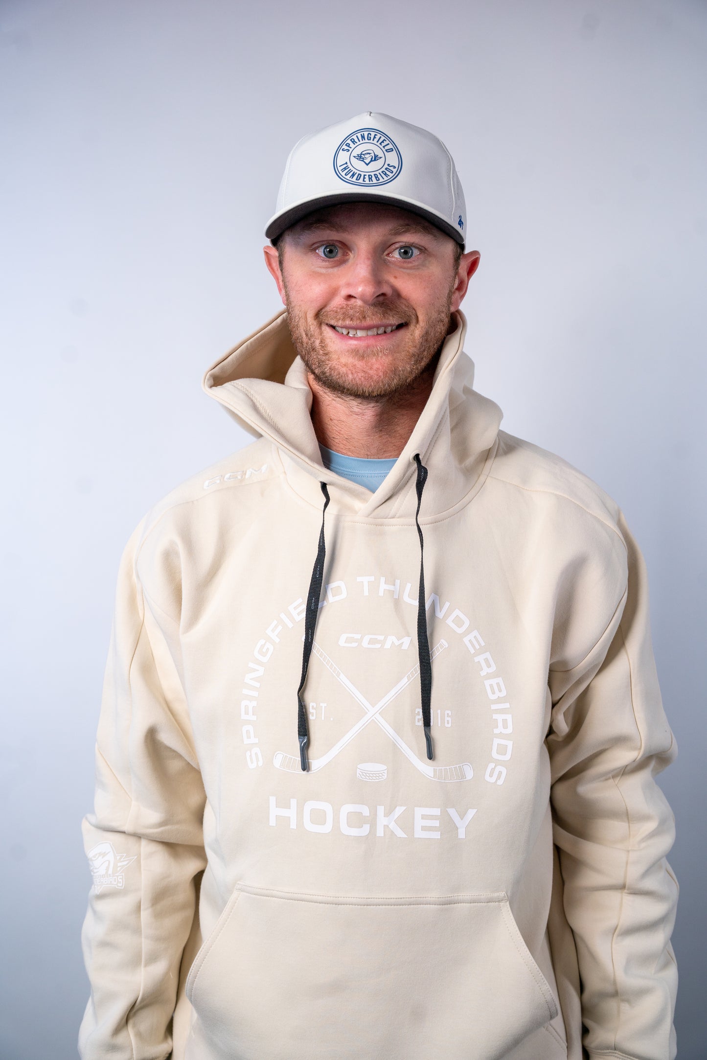 CCM T-Birds Premium Hood - Chalk