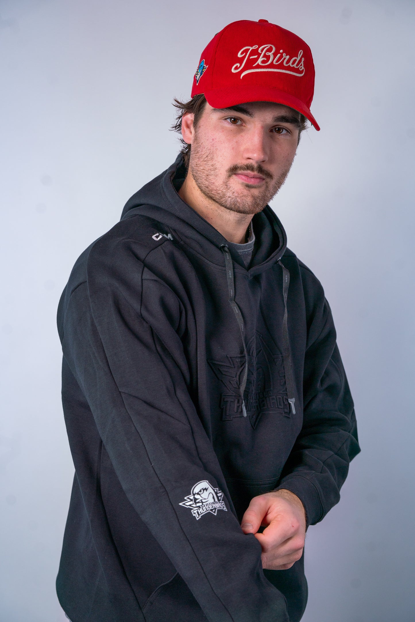 CCM T-Birds Debossed Hood - Primary Logo - Black