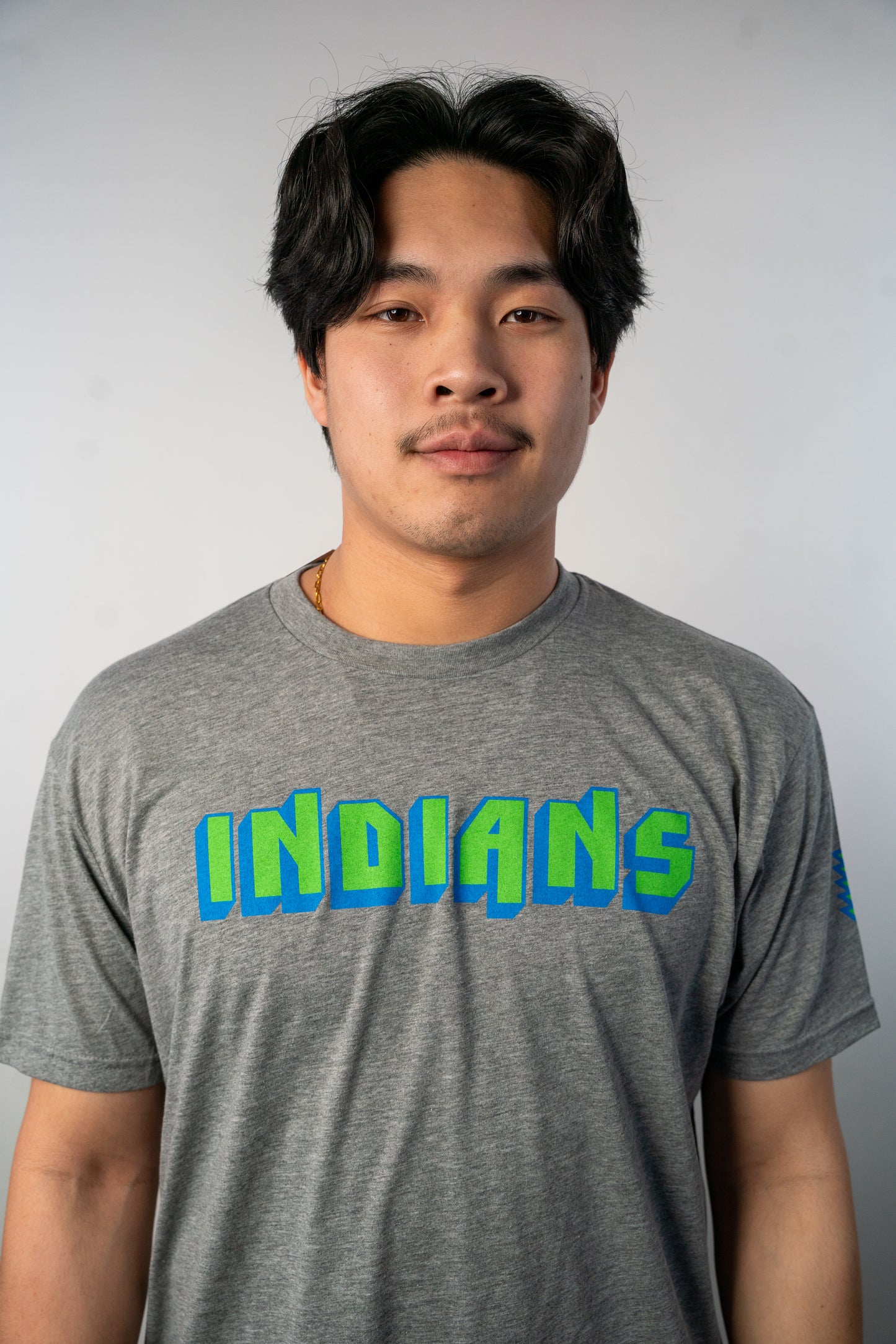 Indians Grey Tee