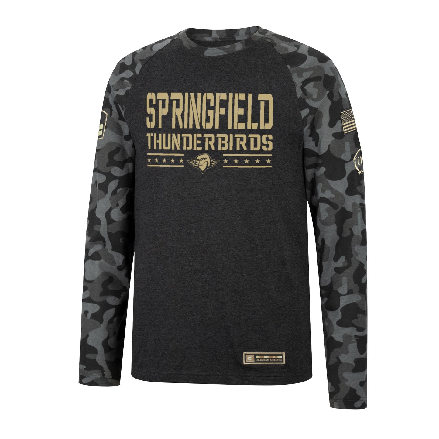 OHT Ozone Long Sleeve Raglan - Black Camo