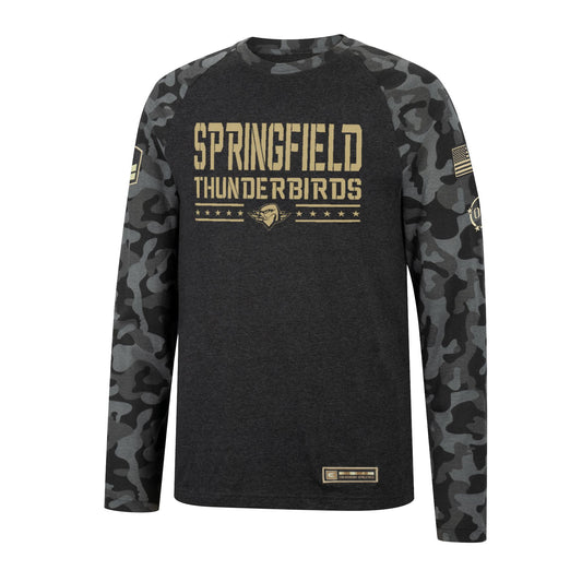 OHT Ozone Long Sleeve Raglan - Black Camo