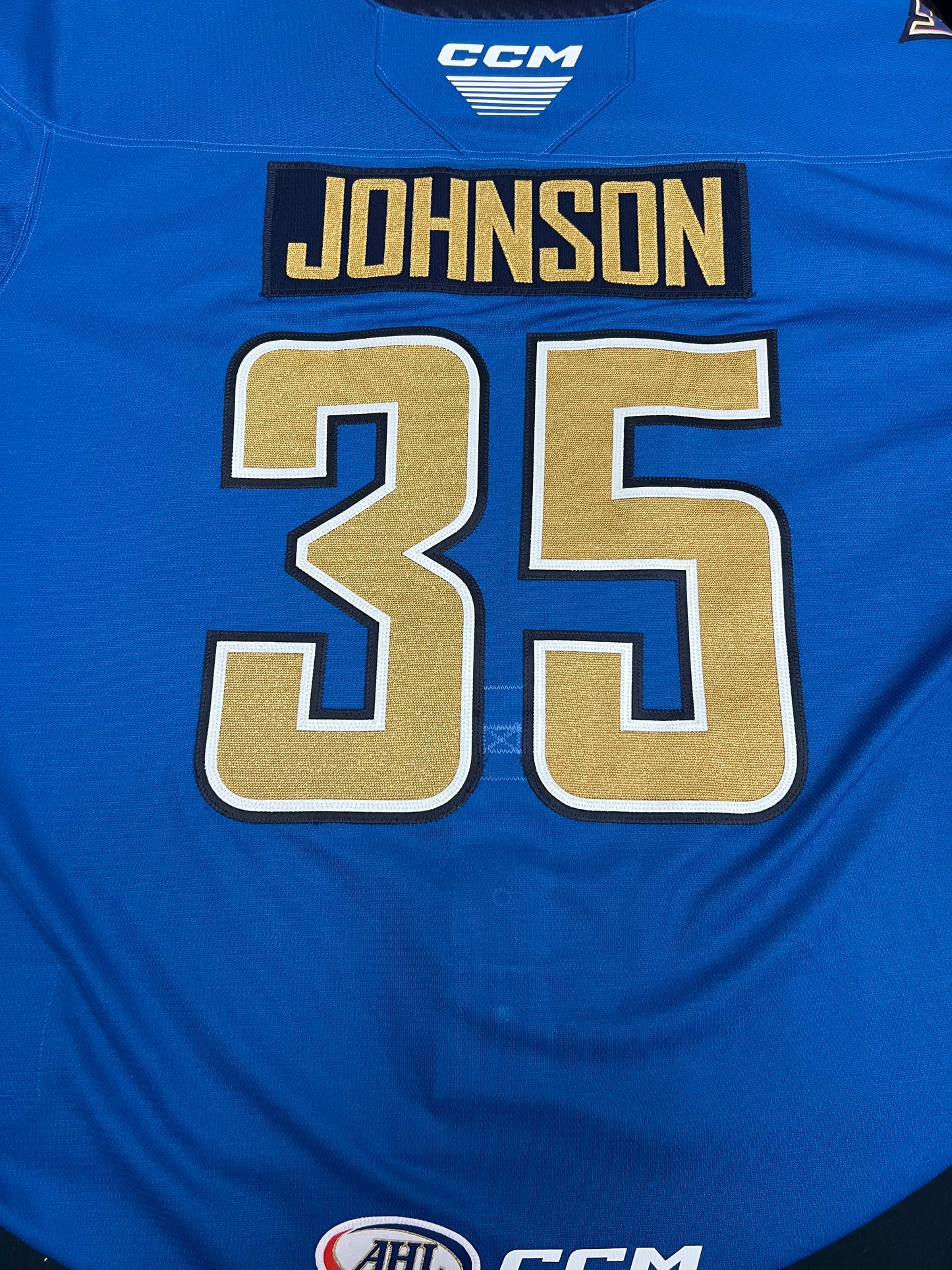 2025-26 Blue Authentic Jersey - #35 Cam Johnson - Bench Worn & Warm Up Worn - Size 60G - Set 1/1