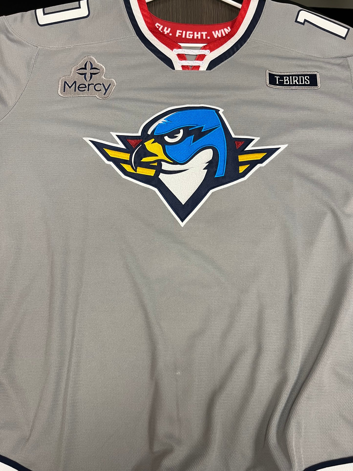 2025-26 Grey 3rd Authentic Jersey - #10 Jett Jones - Game Issued  -Size 56 - Set 1/1