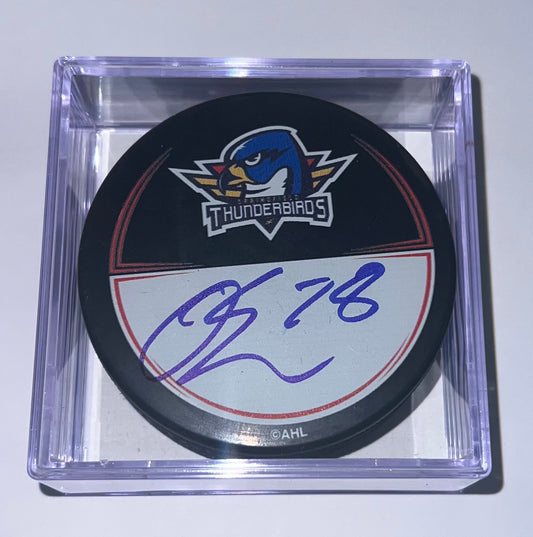 Signed Puck in Cube - #28 Otto Stenberg